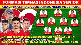 KEVIN DIKS RESMI DEBUT Ini Prediksi Line Up Timnas Indonesia vs Jepang di Kualifikasi Piala Dunia [upl. by Salisbury429]