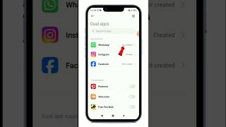 how to get dual apps on android dual app kaise chalaye dual whatsapp kaise chalaye shortshorts [upl. by Sissy]