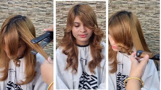 How To Curl Hair With A Straightener setting nazia khan [upl. by Cleodell]