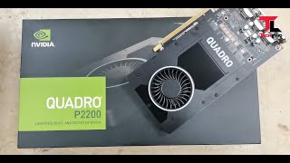 NVIDIA Quadro P2200 5GB GDDR5X CUDA Cores 1280 Ultra Quiet Fansink Tech Land [upl. by Aikcin84]