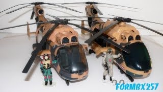 2013 Eaglehawk vs 1986 Tomahawk LiftTicket GI Joe review [upl. by Alisa]