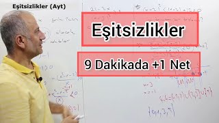 9 Dakikada Eşitsizlikler  1 Net öğrenmegarantili [upl. by Eellac]