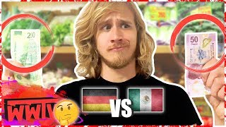 Compras con 250 MXN en ALEMANIA VS en MÉXICO │ Cuánto podemos comprar │ WeroWeroTV [upl. by Yekcor]