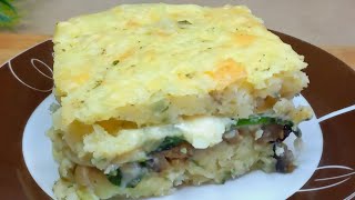 Ricetta vegetale sana unidea geniale torta di patate e melanzane al forno [upl. by Dennard767]