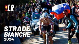 Can Anyone Stop Tadej Pogacar  Strade Bianche 2024  Lanterne Rouge Cycling Podcast [upl. by Minetta]