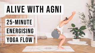 ENERGISING YOGA FLOW  Alive with Agni  CAT MEFFAN [upl. by Nitsugua]