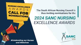 SANC Nursing Excellence Awards 2024 Call for Nomination [upl. by Dougherty]