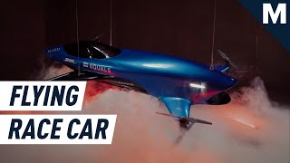 First Ever Flying Electric Racing Car  Mashable [upl. by Noret]