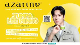 Raih Peluang Emas Selfie bersama Lee Min Ho Secara Percuma hanya dengan Membeli Produk Azarine [upl. by Manno]