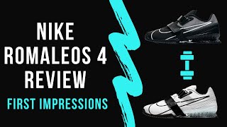 Reviewing the Nike Romaleos 4 [upl. by Celinka]