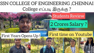 SSN College of Engineeringஎப்படி இருக்குFirst Year Students Review Vlog from SSNDineshprabhu [upl. by Suinuj]