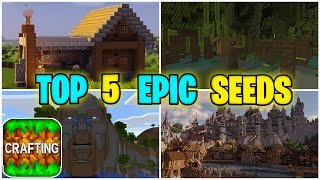 Top 5 Seeds For Crafting and Building 119  Crafting And Building  CRAZYCHAMPS [upl. by Dorella]