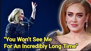 Adele Announces Indefinite Break From Music  Adele Leaving Music  Adele  Adele Hiatus [upl. by Merriam]