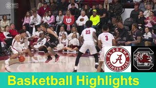 South Carolina vs Alabama Basketball Game Highlights Jan 9 2024 [upl. by Llemrej525]