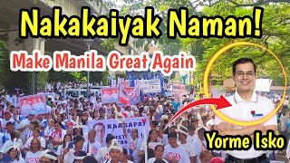 NAKAKAPANINDIG BALAHIBONG TAGPO SA COMELEC LIBO LIBONG SUPPORTERS NI YORME ISKO SA MAYNILA 2025 [upl. by Emsoc]