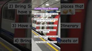 Autistic Travel Essentials you need autismawareness adhd travel accessibilty londontravel [upl. by Sunil242]