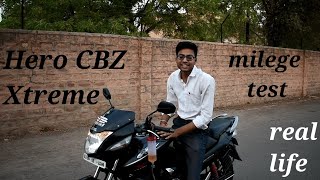 Hero CBZ Xtreme mileage test [upl. by Seen507]