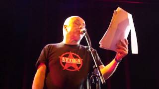 Attila the Stockbroker The PoetryFolk Fusion FestivalParadiso Amsterdam12022013 Pt 2 [upl. by Herby739]