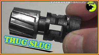 12ga THUG SLUGS  A shotgun slug with massive energy Xfer [upl. by Ezar70]