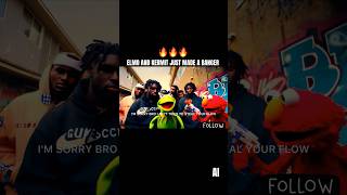 ELMO FT KERMIT MUSIC VIDEO PARODY ai elmo kermit hood fyp [upl. by Monjo287]