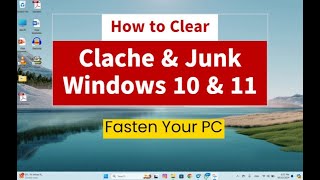 How to Clear Cache amp Junk in Windows 1011 [upl. by Bork]