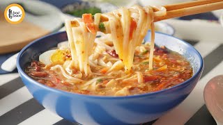 Hot amp Sour Noodle Soup Recipe By Food Fusion [upl. by Sesilu]