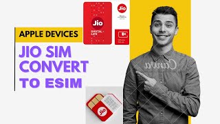 How To Convert Your Physical Sim To Esim  Jio Sim Just a Minute esim jio [upl. by Ahsit]