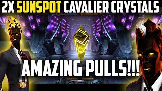 2X Sunspot Featured Cavalier Crystal Opening  AMAZING  Marvel Contest of Champions [upl. by Kirad]