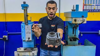 Aprende A Rectificar Un Cilindro De Moto  Con Piston Forjado 😱🔥 Revelamos Todo  La Fábrica CAP 2 [upl. by Anya]