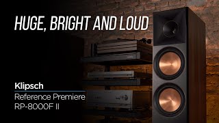 ALLNEW Klipsch Reference Premiere RP8000F II review [upl. by Jdavie755]