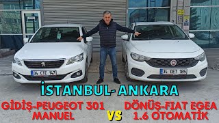 PEUGEOT 301 VS FIAT EGEA  OTOMATİK Mİ MANUEL Mİ   HANGİSİ ALINIR [upl. by Gere]