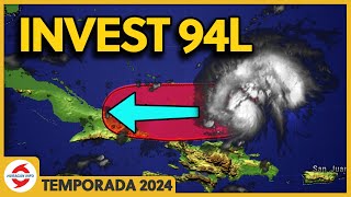 Oscar se organiza al norte de República Dominicana Posible tormenta Oscar Atentos en Cuba [upl. by Tuppeny818]