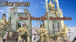 12quot16 SCALE WWII DIORAMA 2nd RANGER BATTATION SAVING PRIVATE RYAN COLLECTORS EDITION [upl. by Johnette380]