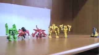 Transformers ROTF Ez Collection Legends quotDEVASTATORquot Stopmotion [upl. by Aihseyn84]