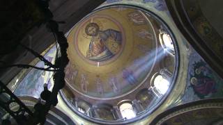 Jerusalem Church of the Holy Sepulchre Catholicon and Omphalos [upl. by Duck]