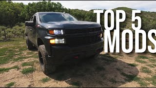 Top 5 Mods For 20192022 Silverado Cost Effective [upl. by Llertnad]