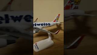 Unboxing a herpa snap fit edelweiss help alliance livery a320 herpawings aviation modelaircraft [upl. by Norramic479]