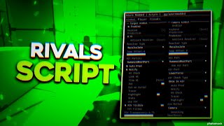 NO BAN  RIVALS ROBLOX SCRIPT GUI  AIMBOT ESP  UNLOCK ALL  FREE DOWNLOAD  PASTEBIN [upl. by Pauline868]