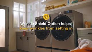 The 74cu ft Whirlpool® Front Load Dryer with the Wrinkle Shield™ Option [upl. by Siward]