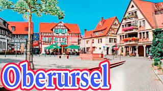 Oberursel City Germany 🇩🇪 Walking tour 4k video [upl. by Jevon]