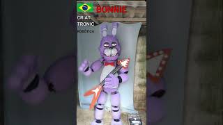 BONNIE ANIMATRONIC ROBÔTICA Five FAZBEARS shorts [upl. by Aisyram]