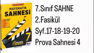 7SINIF MATEMATİK SAHNESİ 2FASİKÜL S17181920 PROVA SAHNESİ 4 [upl. by Lanctot439]