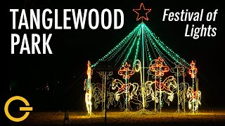 Christmas Lights at Tanglewood Park Festival of Lights [upl. by Conal517]