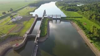 Kaskaskia Lock and Dam [upl. by Odlaner]