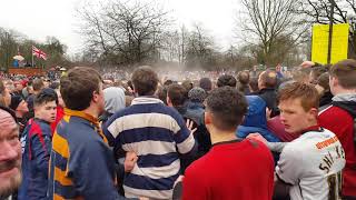 Shrovetide Football Ashbourne 2018  1 [upl. by Lletnwahs]