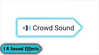 crowd sound effects  Copyright Free Sound Effects [upl. by Barling]