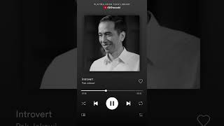 Pak Jokowi  Introvert AI Cover [upl. by Nylecoj]