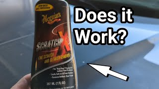 Removing scratches and bird etching with Meguiars Scratch X review Nu Finish Turtle Wax 3m [upl. by Thedric84]