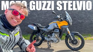 Moto Guzzi Stelvio First Ride Review  Better as a BMW 1300 GS [upl. by Josephson371]