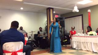 Karese Haynes singing at my parents 40th anniversary [upl. by Scottie]